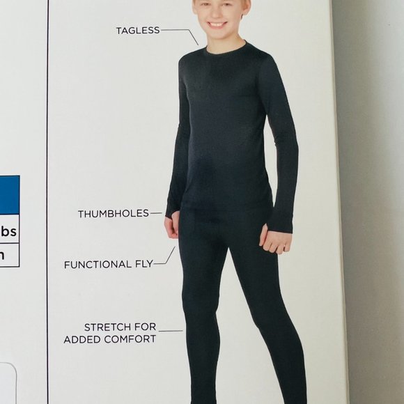 CUDDL DUDS Boys 2 Piece Base Layer Set Size XL - Picture 3 of 5